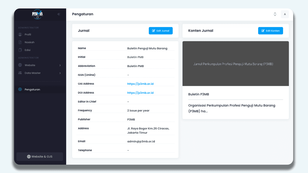 Open Journal System (Jakarta, ID)